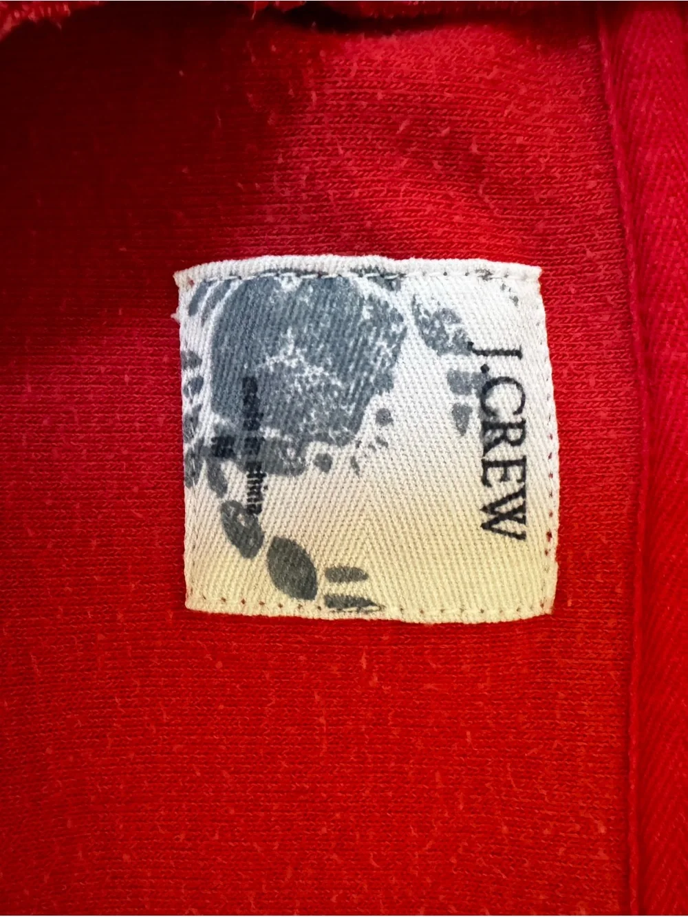 J. Crew Bright Red Hooded Tunic - Picture 3 of 7